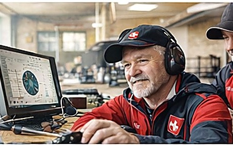 SwissTarget im Einsatz mit Team und Resultatübersicht